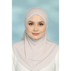 Sakeena Inner Neck Berdagu - SKN02 Light Grey